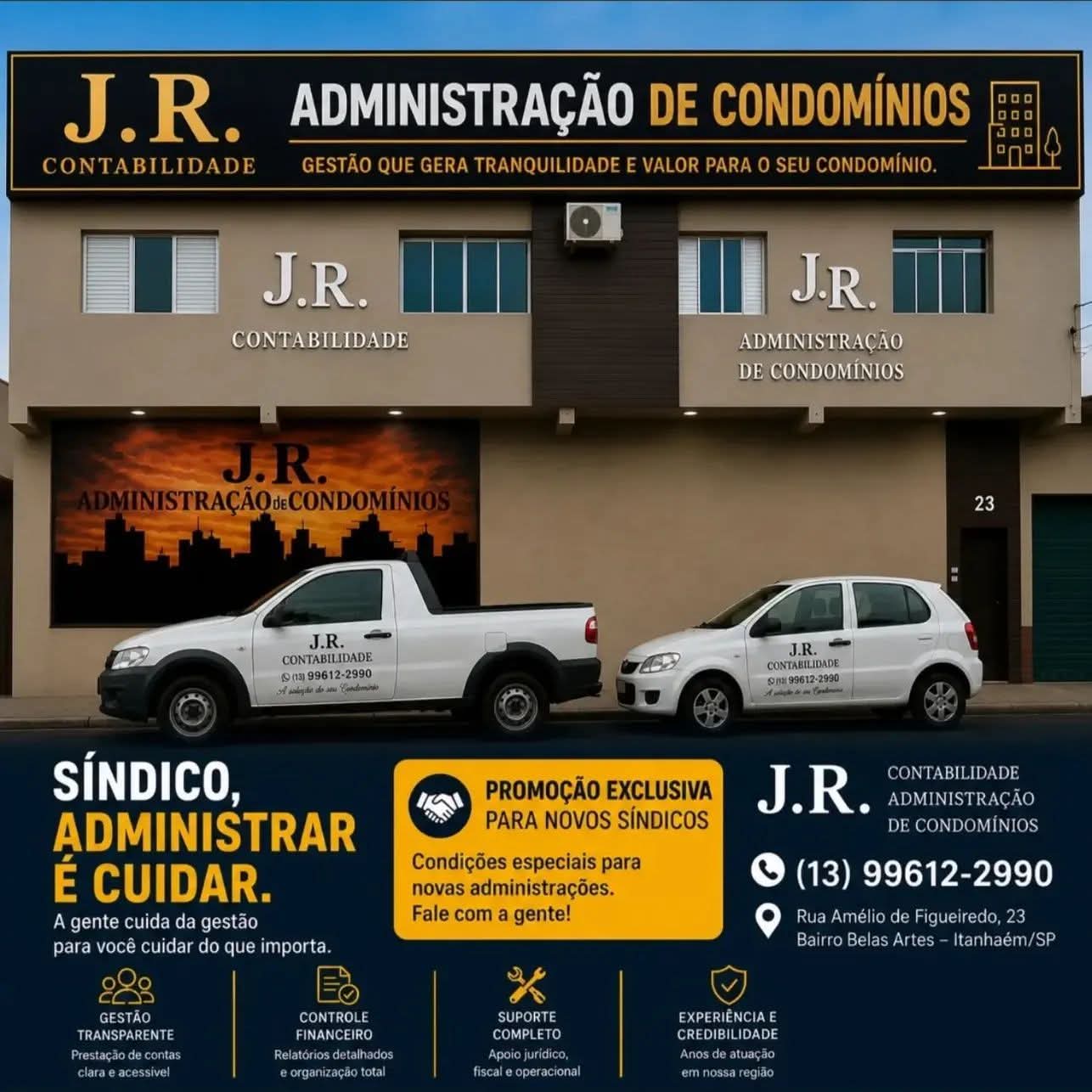 JR ADMINISTAÇÃO DE CONDOMINIOS - CONTABILIDADE